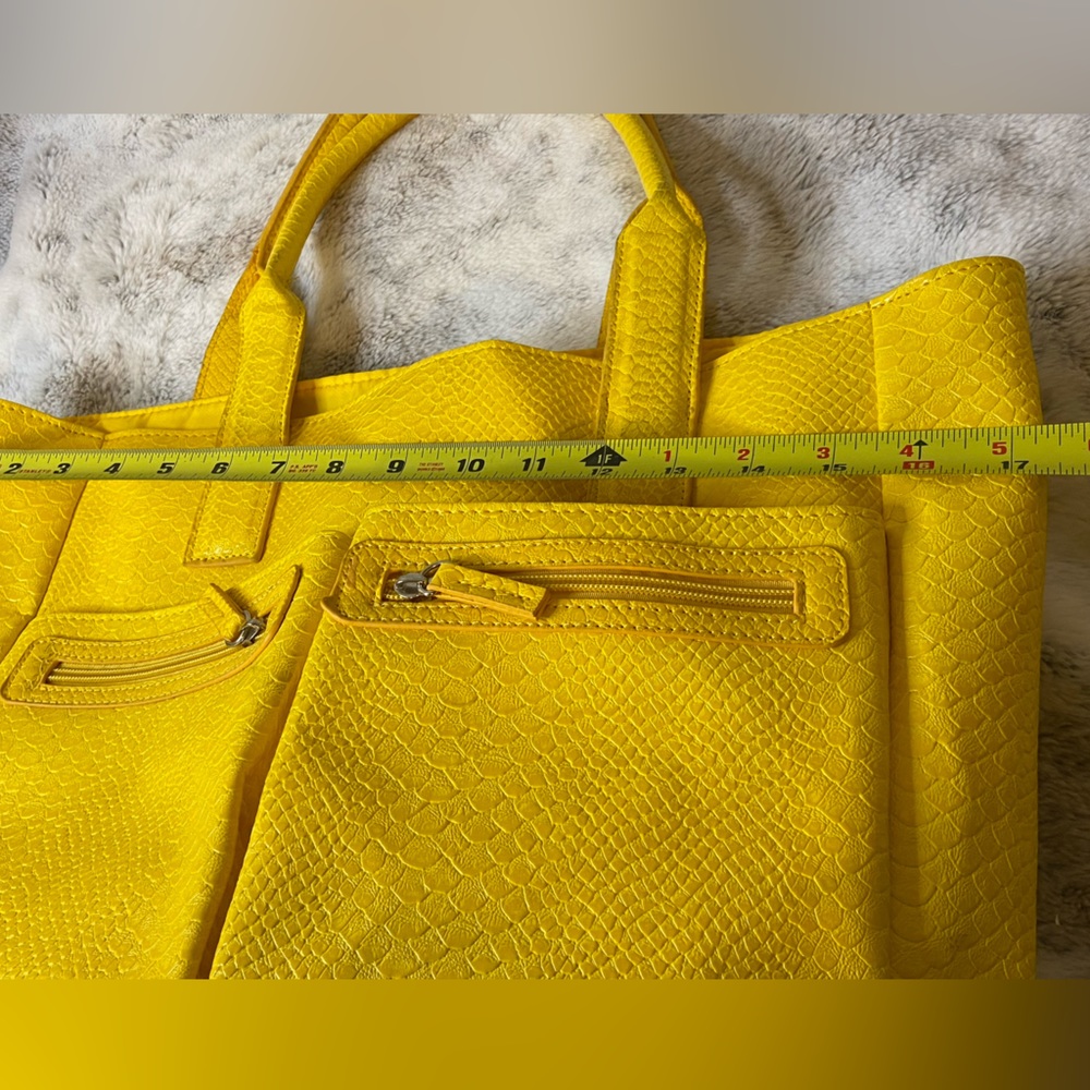 Golden Yellow Neiman Marcus Tote Bag - Picture 7 of 12